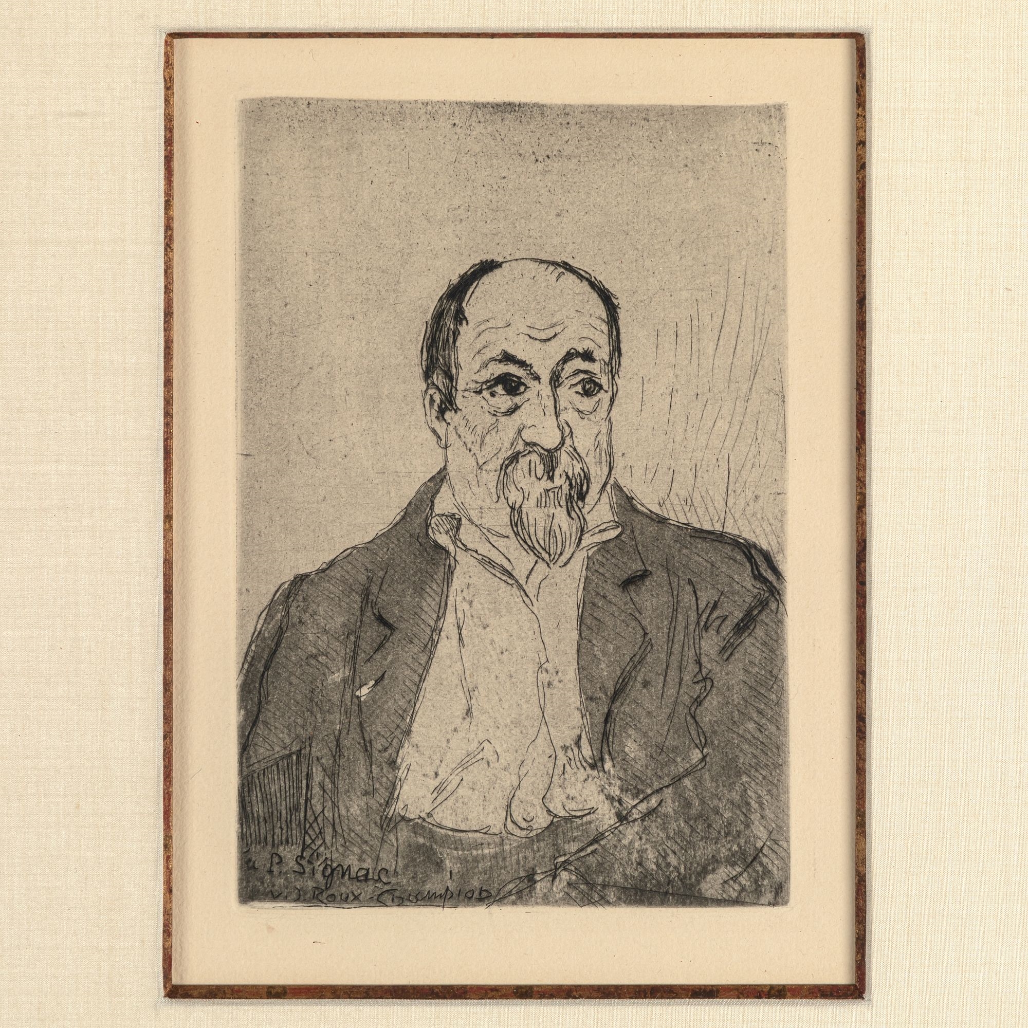 Joseph Victor Roux-Champion | Portrait of Paul Signac (1927) | MutualArt