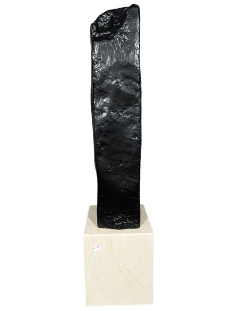 Artwork by Amedeo Modigliani, Tête de Jeune femme, Made of sculpture en bronze