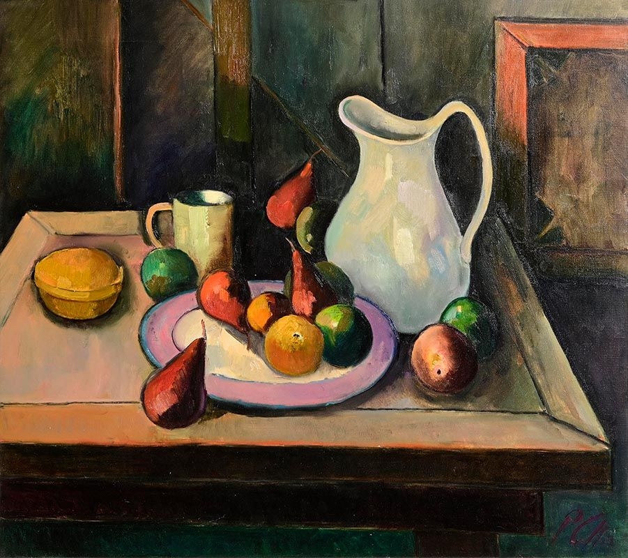 Peter Collis | Still Life - Fruit and Jug | MutualArt
