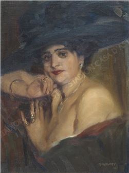 cm. 70x52 - olio su tela - Rudolf Hlawaty