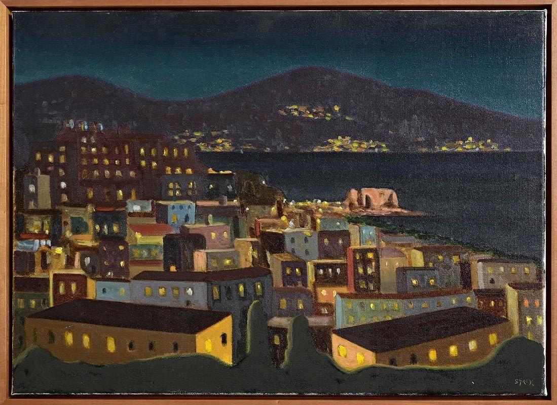 Artwork by Stephen McKenna, City by the Sea (2006), Made of oil on canvas