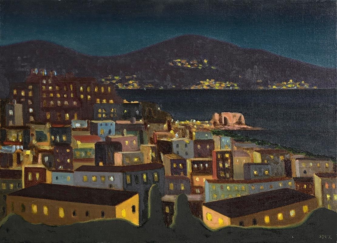 Artwork by Stephen McKenna, City by the Sea (2006), Made of oil on canvas