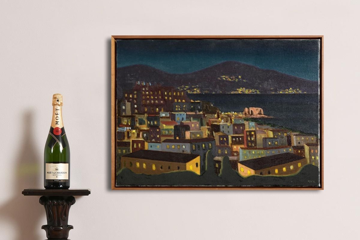 Artwork by Stephen McKenna, City by the Sea (2006), Made of oil on canvas