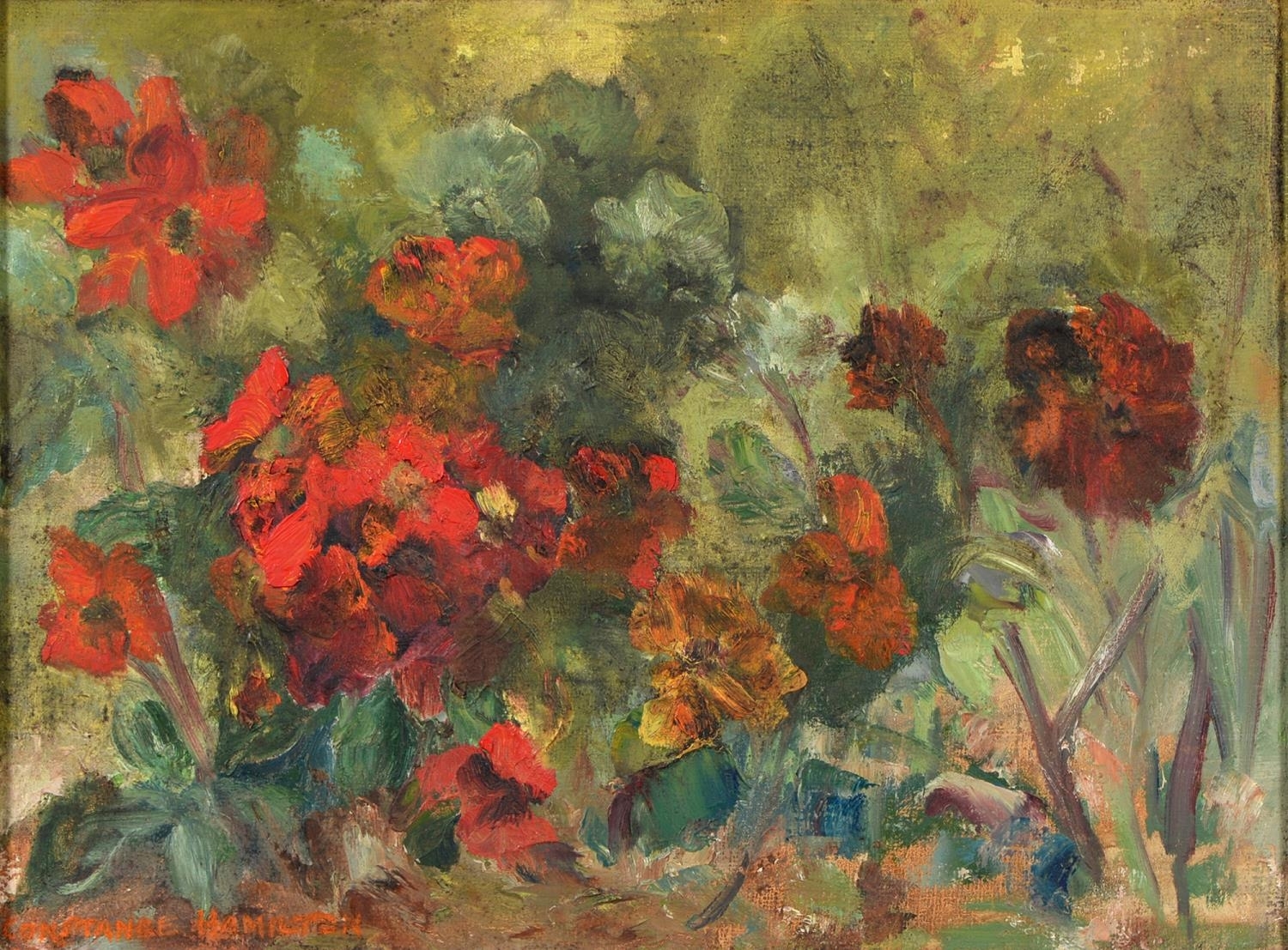 Constance Hamilton | Poppies and other Country Flowers | MutualArt