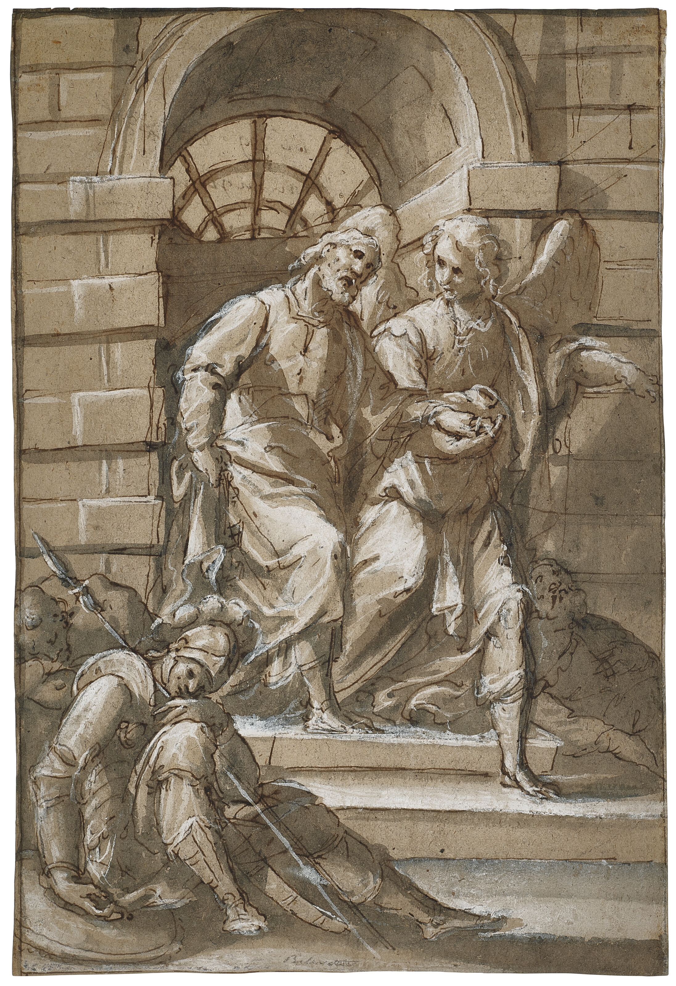 Giovanni Battista della Rovere | The Liberation of Saint Peter (Circa ...