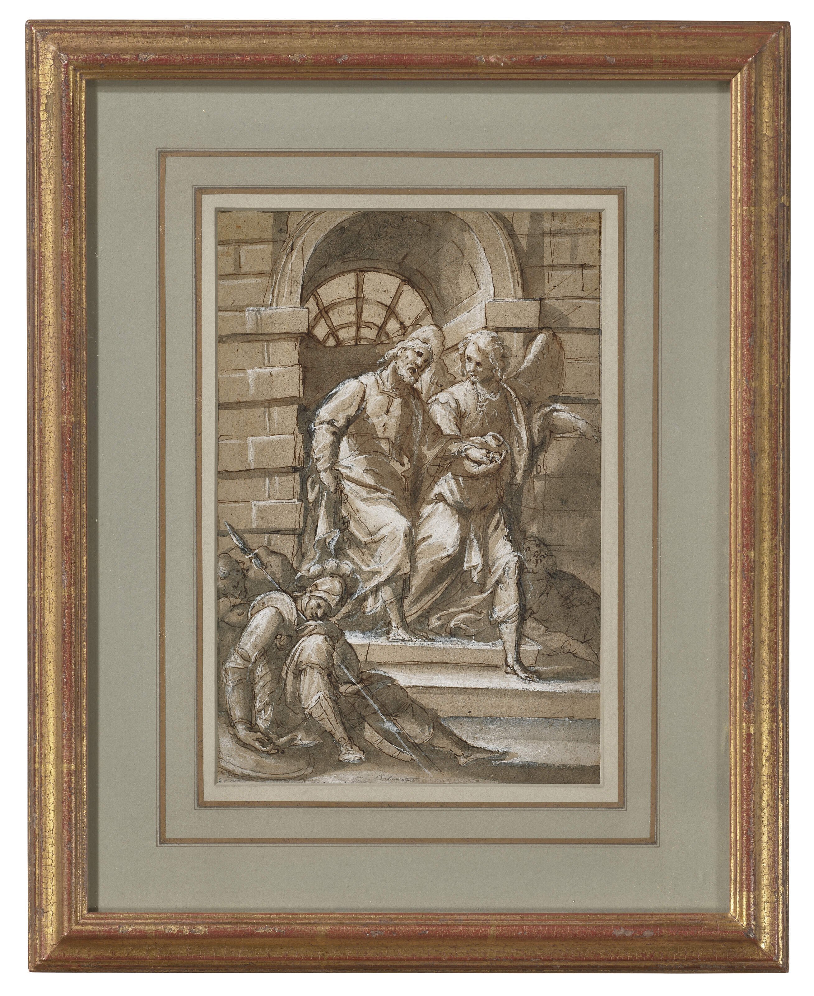 Giovanni Battista della Rovere | The Liberation of Saint Peter (Circa ...