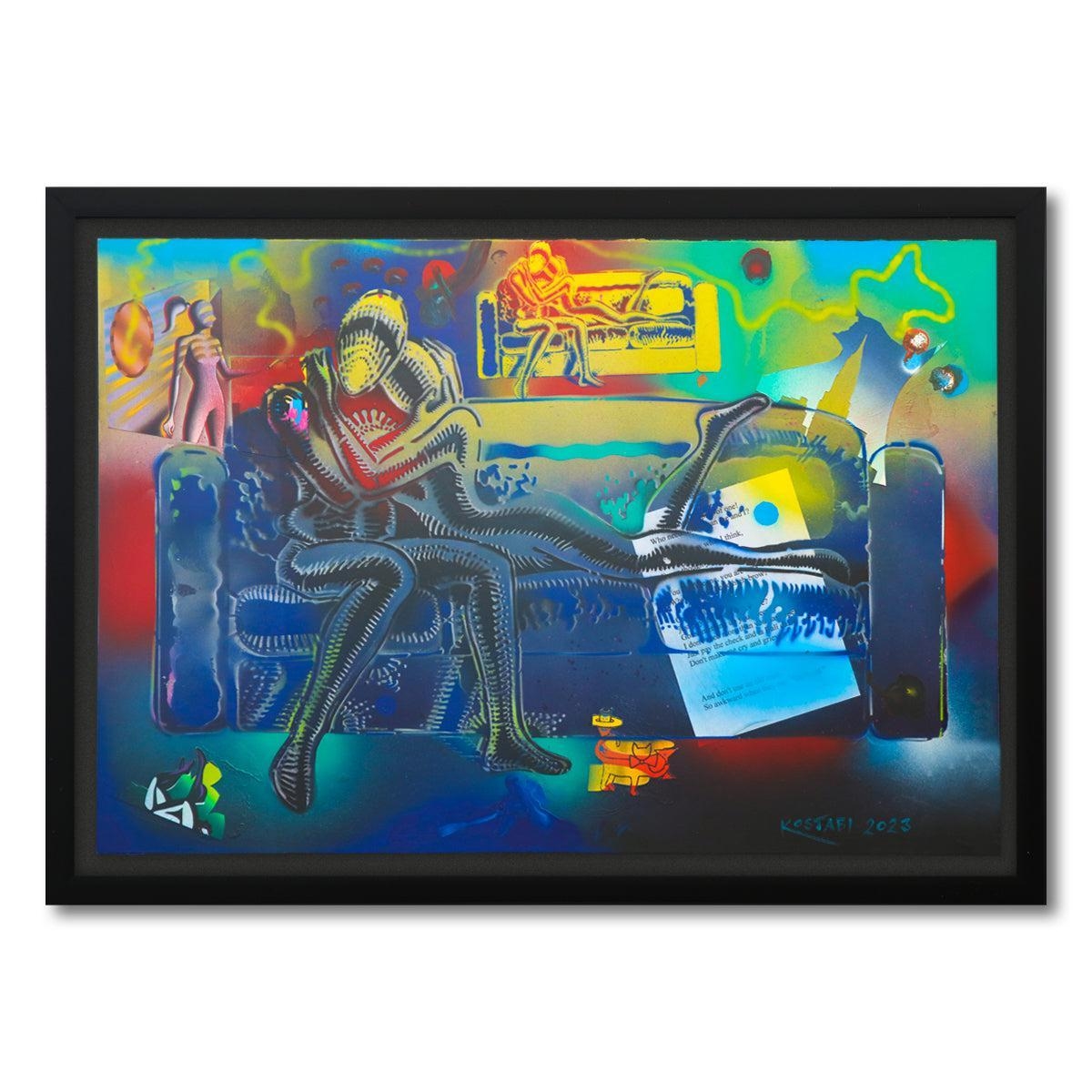 Mark Kostabi | Achieving Eternal Ecstasy | MutualArt