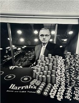 William Fisk Harrah, American businessman, founder of Harrah's Hotel and Casino, Las Vegas - Nat Farbman