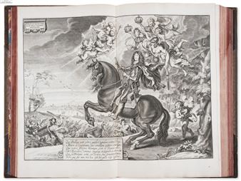 Horses.- Cavendish (William, Duke of Newcastle) A General System of Horsemanship in All it's Branches, 2 vol. in 1, first edition in English, J. Brindley, 1743 - Jacob van Meurs