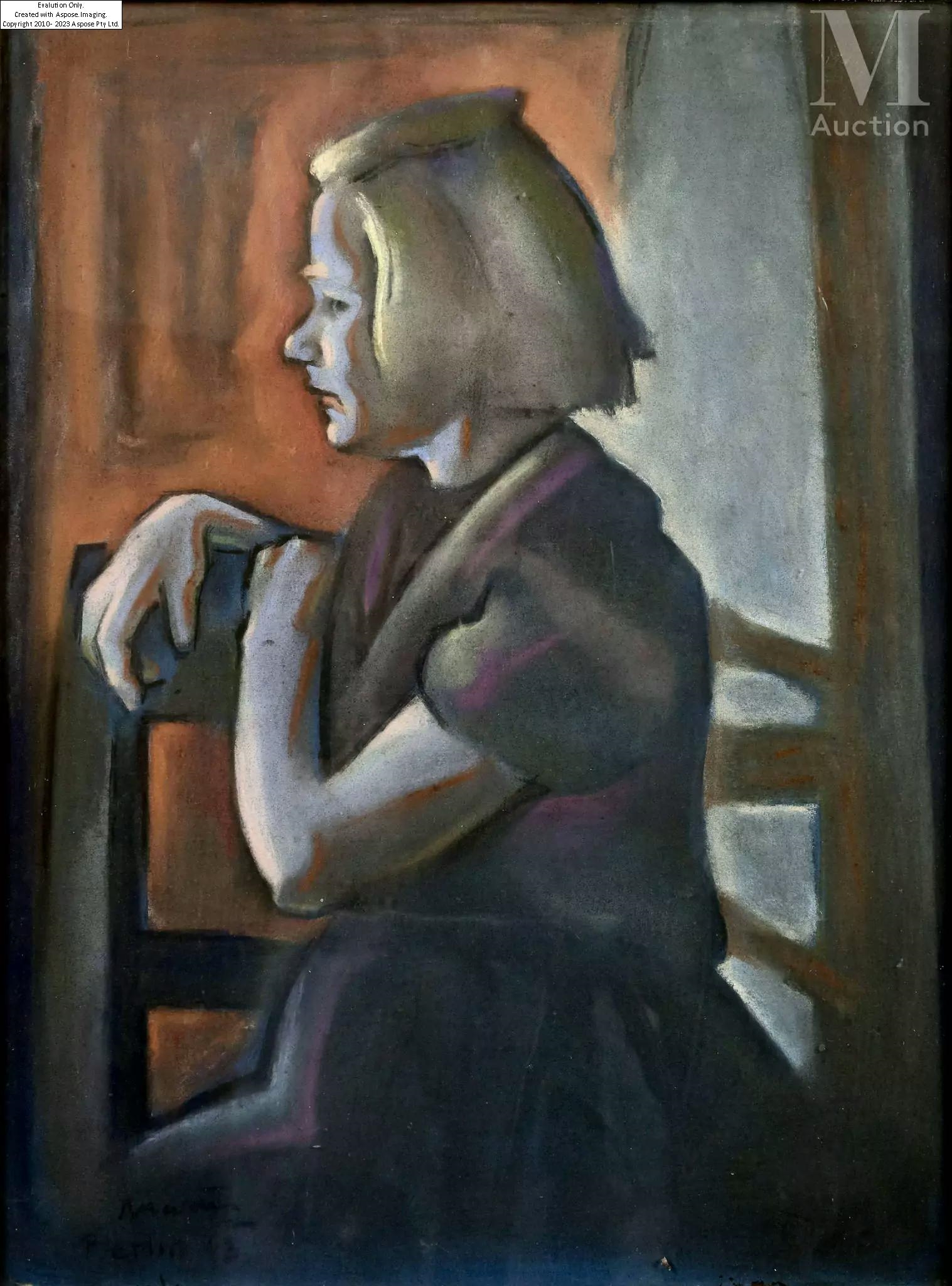 Paul Martin | Portrait de femme | MutualArt