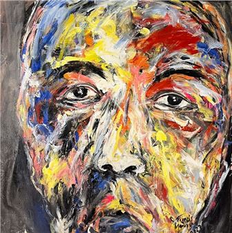 Untitled (Face) - Francis Mampuya