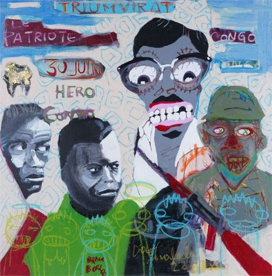 The three heroes by Dolet Malalu, dated 2022