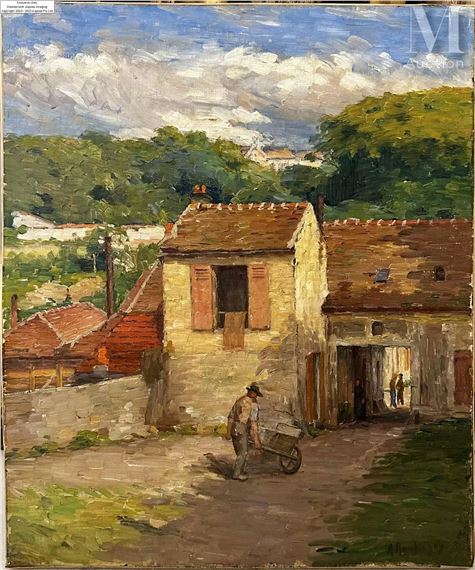 La vie à la ferme by Alphonse Roubichon