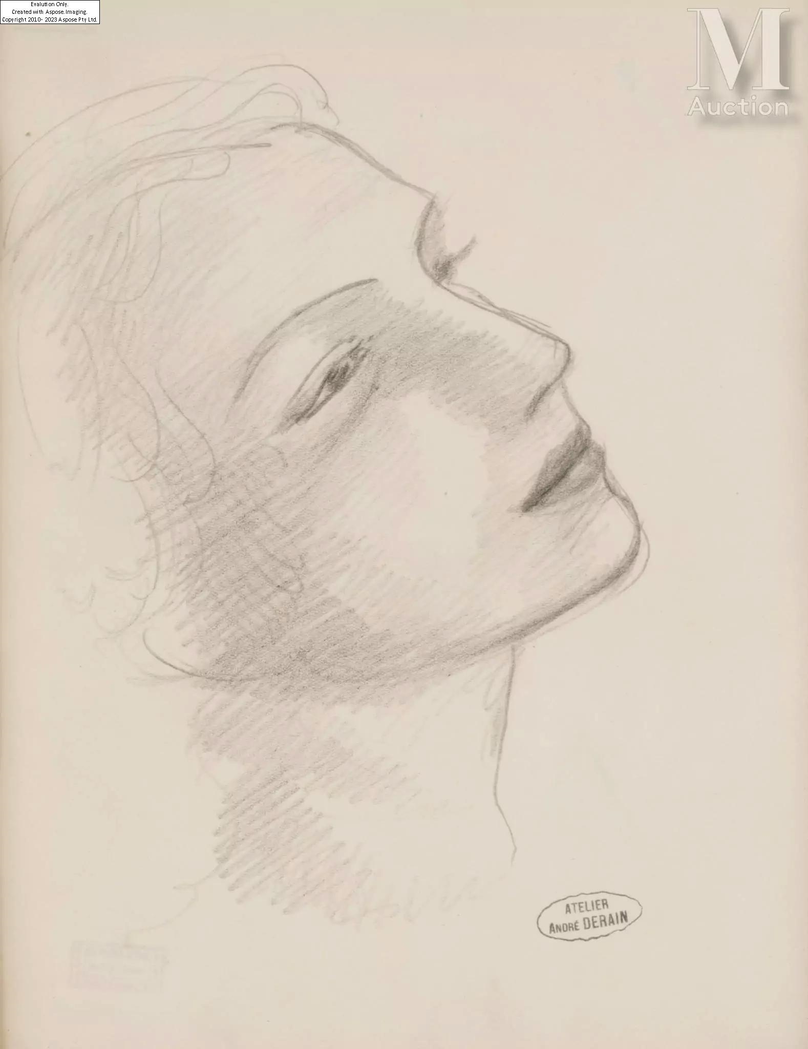 Gravure Originale Signée André DERAIN : Grand Nu Et Amant Caché - Art XXème Siècle - France