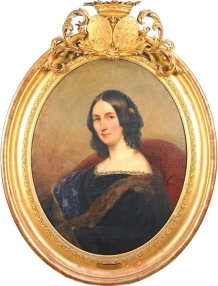 Portrait de la marquise Le Charron - Eugénie de Lagatinerie