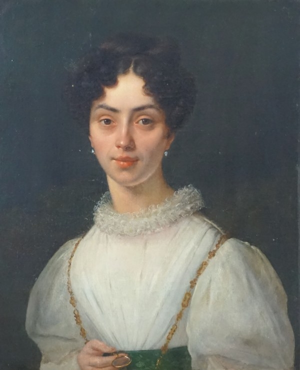 ENTOURAGE DE PIERRE MIGNARD (TROYES 1612-1695 PARIS) , Portrait de femme en bust