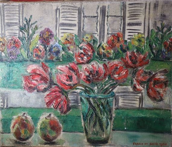 Ma fenêtre fleuri by Fernand Laval