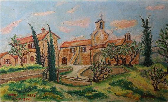 View of the Pépiole Chapel by Fernand Laval, 1974