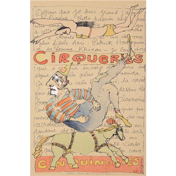 Cirqueries, letter to friends Hourdequin