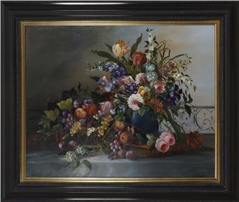 Fleurs au balcon, 2001 - Sylvie Fortin