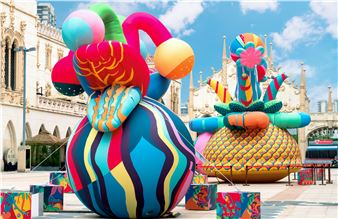 In Large-Scale Installations, Sam Wilde Imagines a Post-Natural Future in Lurid Color