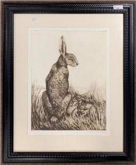 'Hare and Leverets' - Anna Ravenscroft