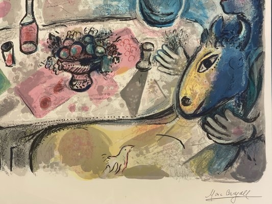 Marc Chagall | Marc Chagall. Signed Lithograph. Reverie. | MutualArt