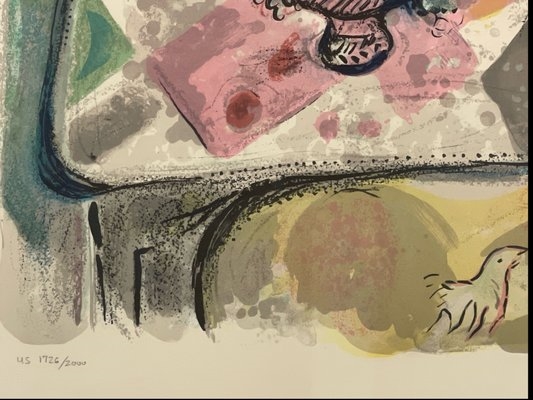 Marc Chagall | Marc Chagall. Signed Lithograph. Reverie. | MutualArt