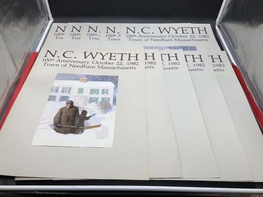 N.C. Wyeth “Christmas Morning” Posters by N.C. Wyeth