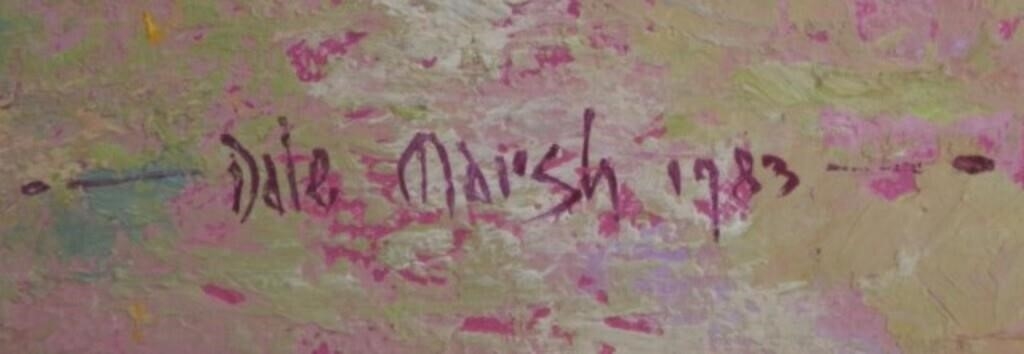 Artwork by Dale Marsh, The Morning Stroll - Woorim, Made of oil on board