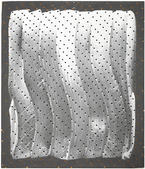 Untitled (Dots/Strokes/Grey) - Michael Dopp