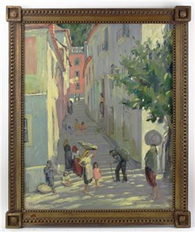 Elizabeth R. Withington, Italian Street Scene - Elizabeth R. Withington