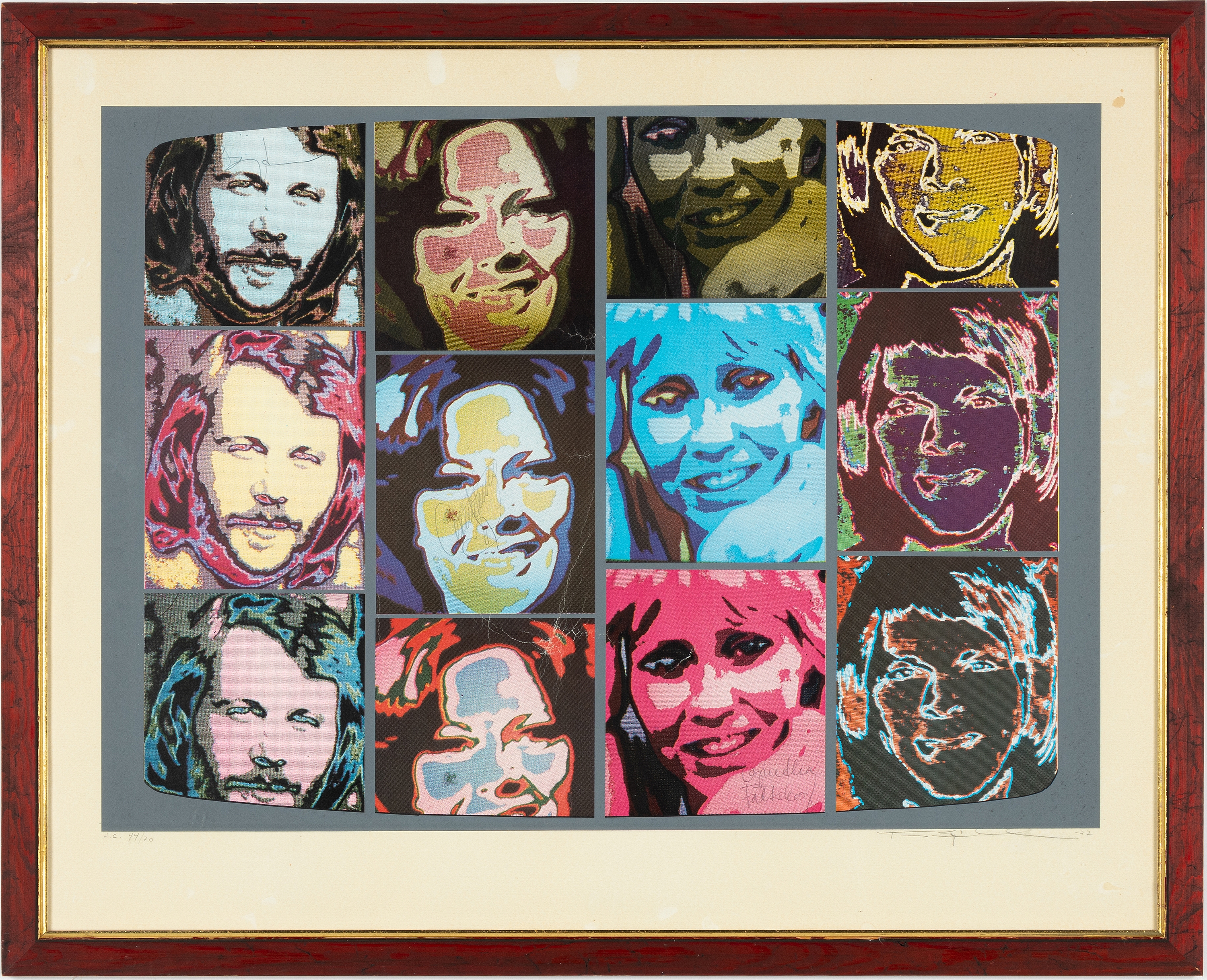 Artwork by Ture Sjölander, 'ABBA', Made of color serigraphy