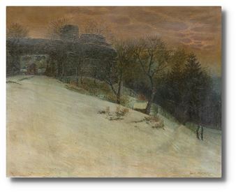 HRADBY V ZIMĚ - Josef J. Jaschke