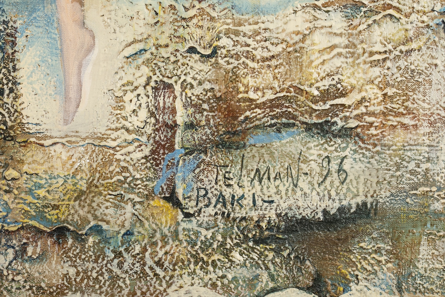 Artwork by Telman Baki, Üç Güzeller, Made of oil on canvas