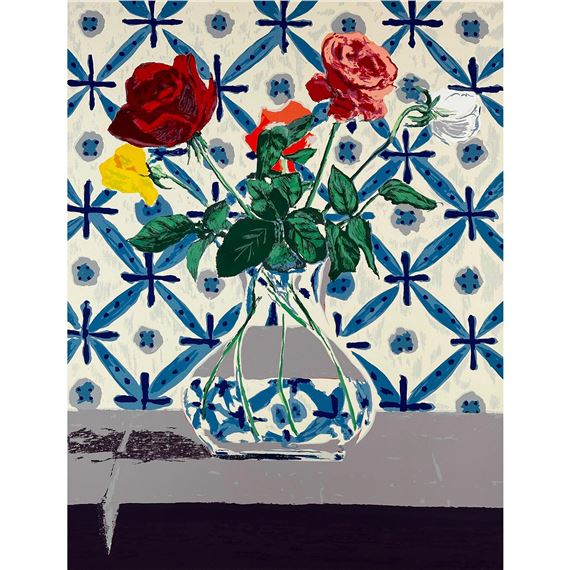 Bill Sullivan | Bill Sullivan (1942-2010) Serigraph,Flowers, signed ...
