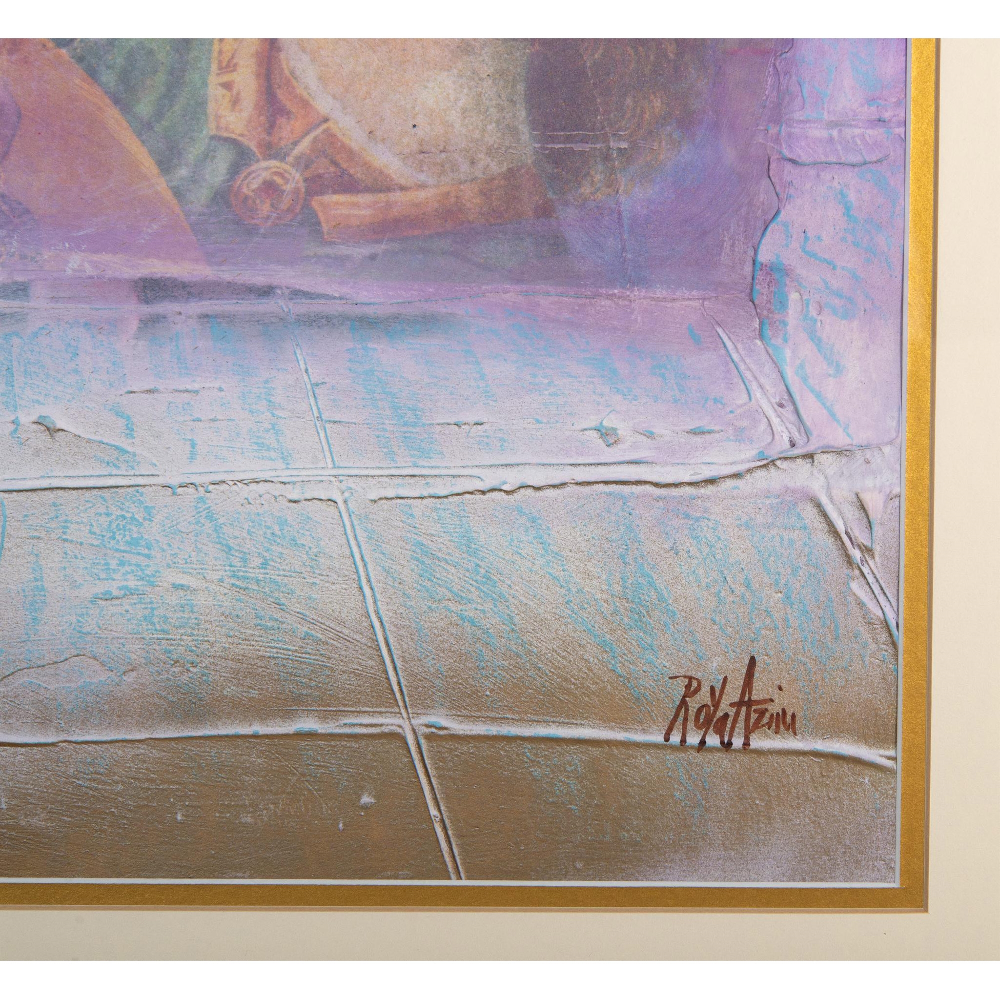 Roya Azim | Roya Azim (b. 1964) Mixed Media Collage, Signed | MutualArt