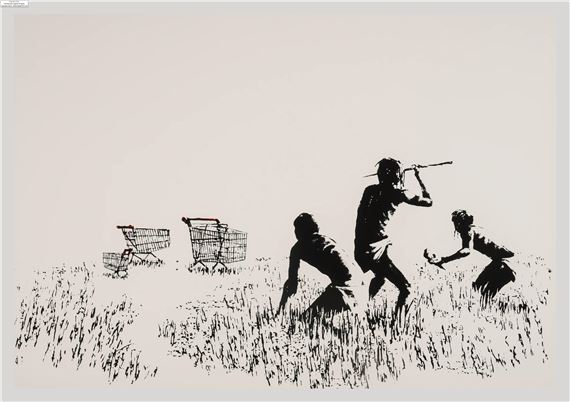 Banksy (b.1974) Trolleys