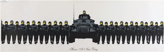 Banksy (b.1974) Have a Nice Day