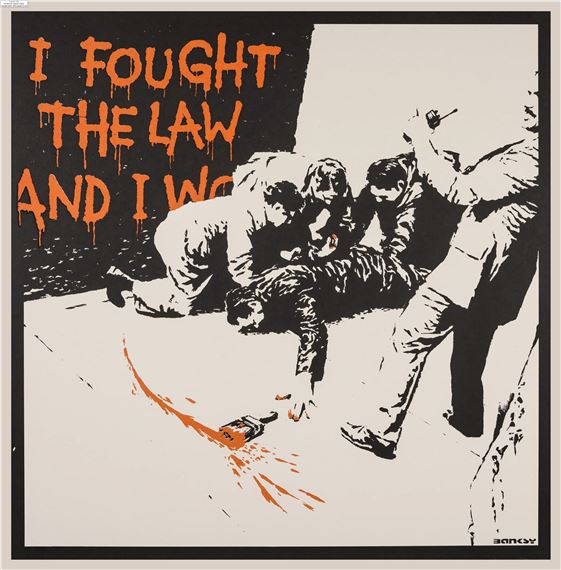 Banksy (b.1974) I Fought The Law