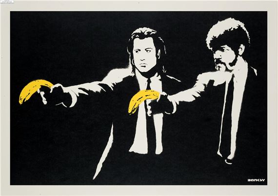 Banksy (b.1974) Pulp Fiction
