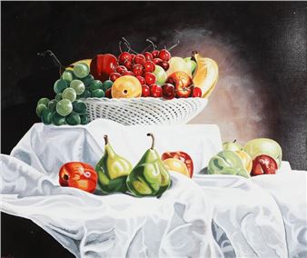 Still life with fruits - Ole Zieger