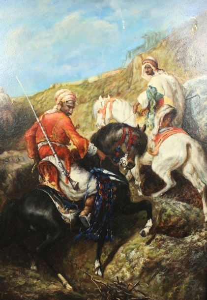 D. Goetz | French school of the 19th century Moroccan Soldiers (19th ...