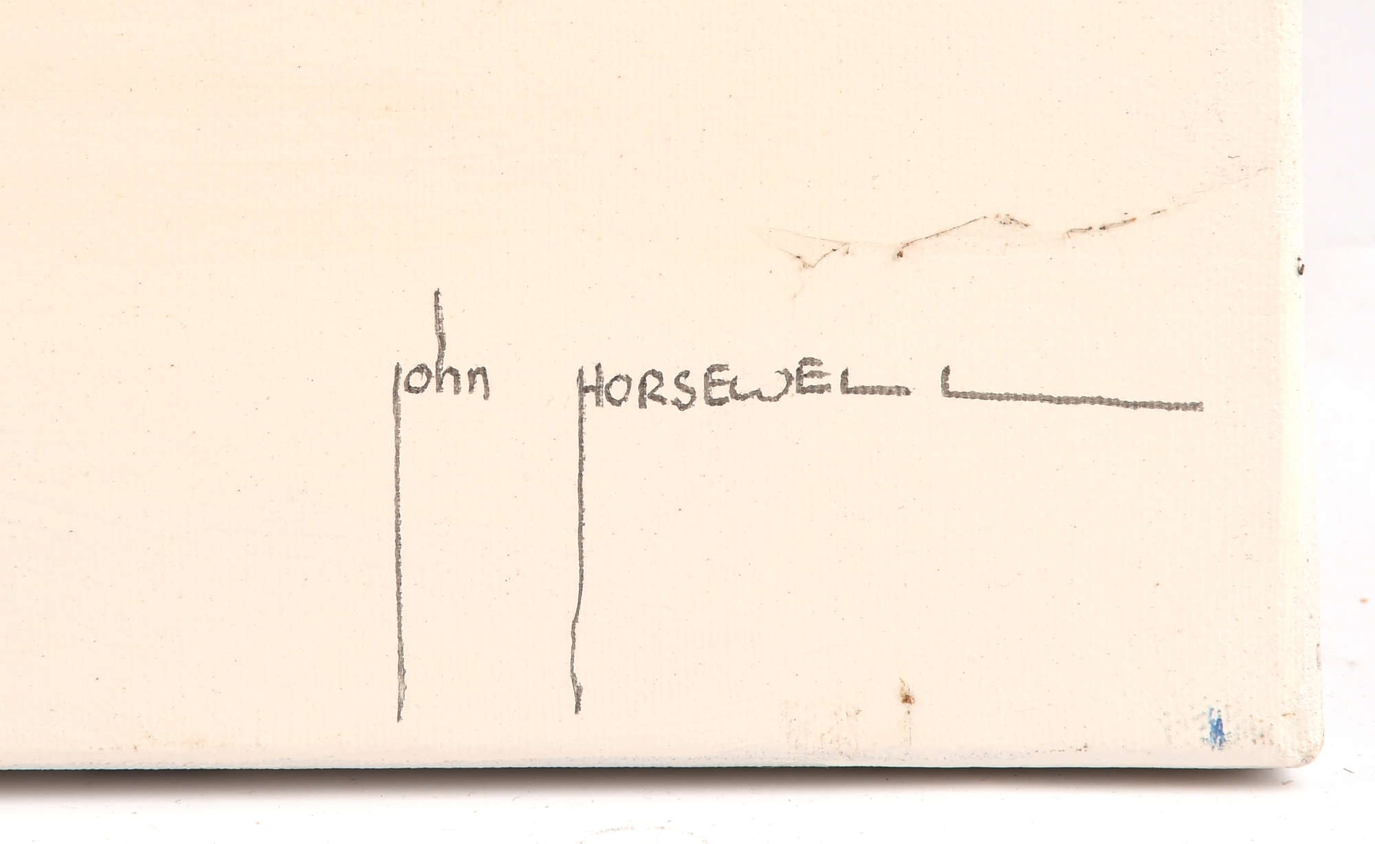 Artwork by John Horswell, White sands, Made of acrylic on canvas