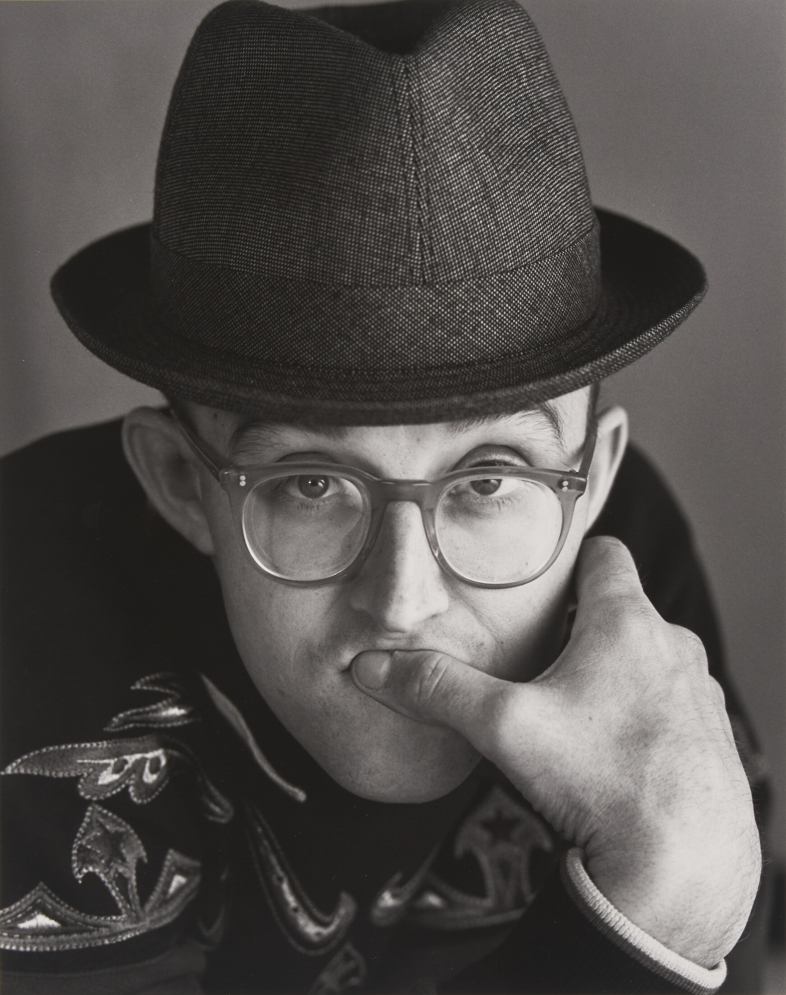 Keith Haring I, New York by Herb Ritts, 1987