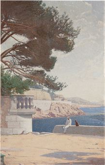 Seated Companions - Henri Taurel