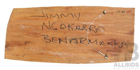 Jimmy Ngakarra | Hand Painted Australian Indiginous First Nations Bark ...