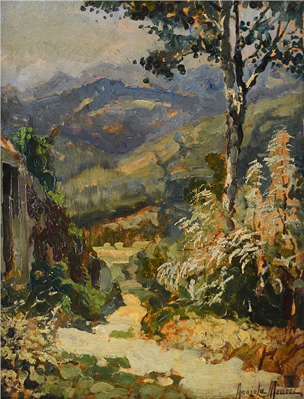 Mountain landscape by Angiola Meucci