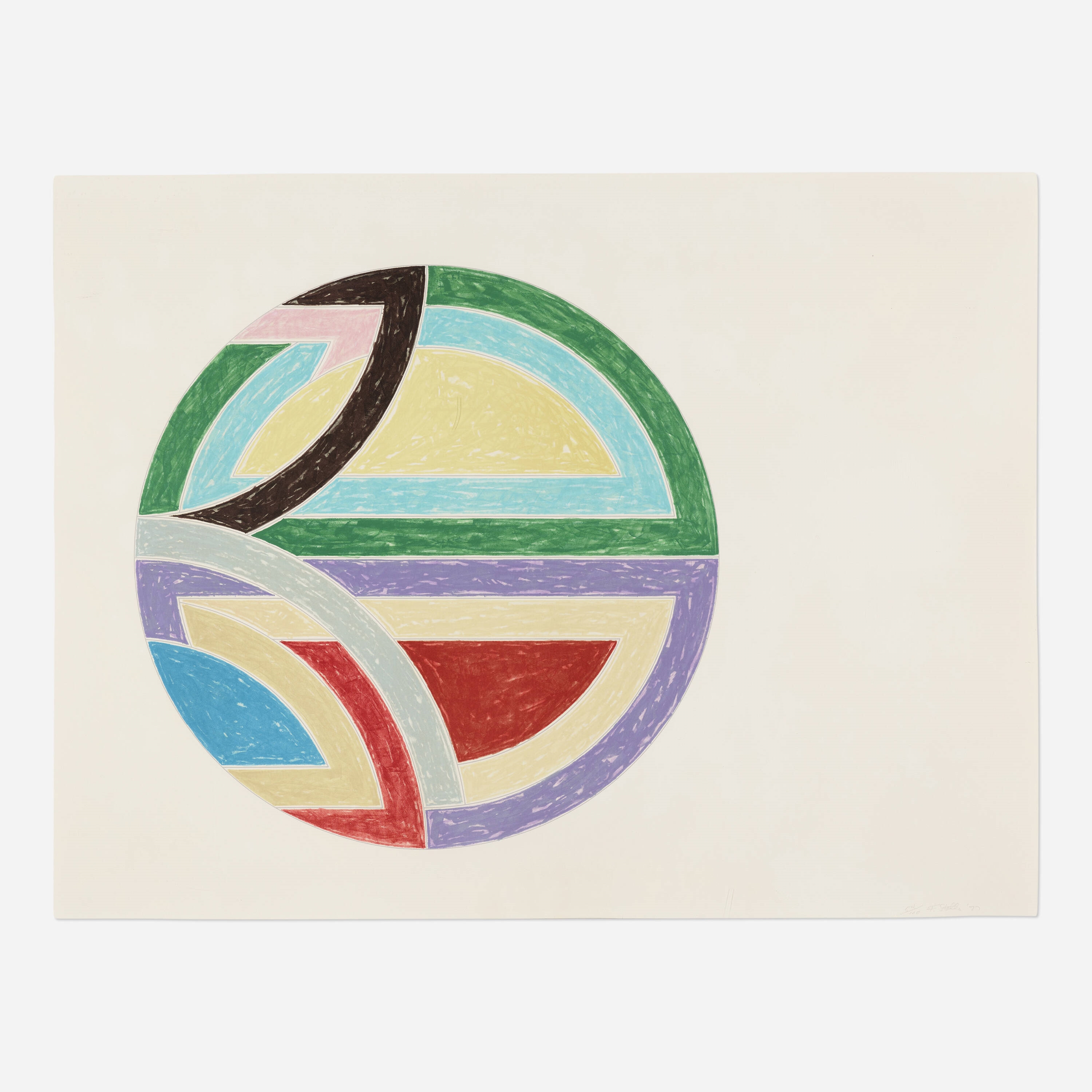 Sinjerli Variation I by Frank Stella, 1977