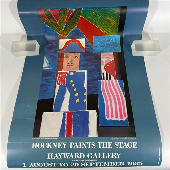 A 1985 David Hockney RA (British 1937 - ) signed "Hockney Paints the Stage" by David Hockney, 1985, September 1985